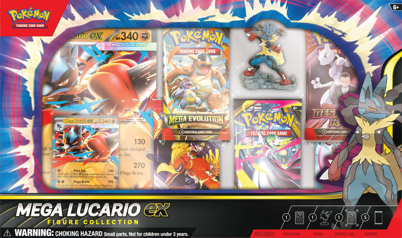 Pokémon TCG: Pokémon Lucario EX Figure Collection