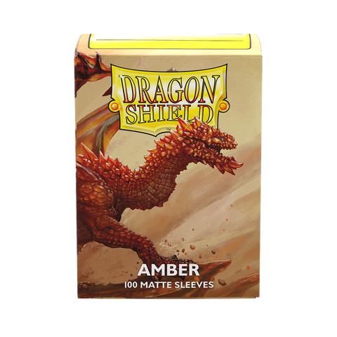 Dragon Shield: Matte: Amber (100)