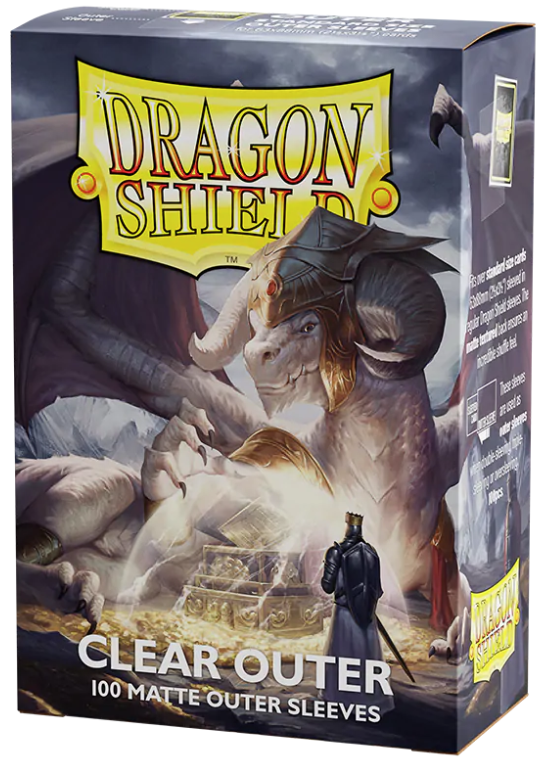 Dragon Shield: Outer Sleeve: Matte: Clear (100)