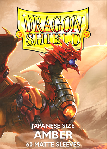 Sleeves: Dragon Shield: Matte Japanese: Amber (60)