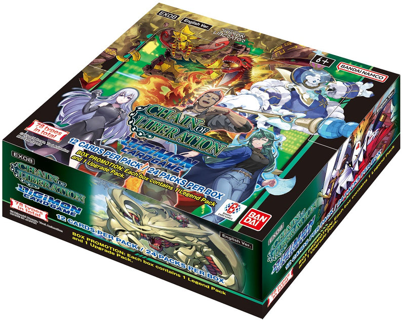 Digimon: Chain of Liberation (EX-08) Booster Box Digimon: Chain of Liberation (EX-08) Booster Box