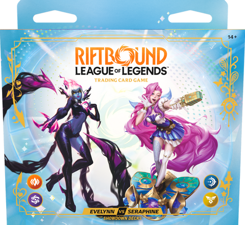 Riftbound: League of Legends TCG – Radiance Showdown Deck Display (Evelynn vs. Seraphine) [Pre-Order] 2026-10-23