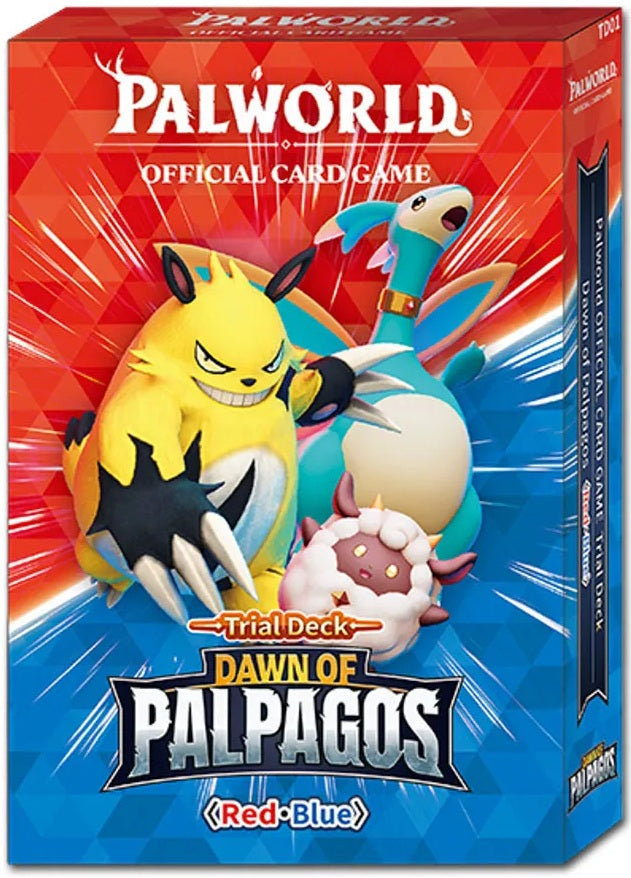 Palworld Official Card Game TD01: Dawn of Palpagos Red/Blue Trial Deck