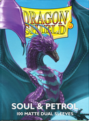 Dragon Shield Dual Matte Sleeves – Soul & Petrol (100ct)