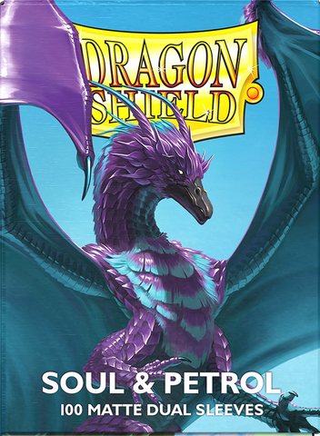 Dragon Shield Dual Matte Sleeves – Soul & Petrol (100ct)