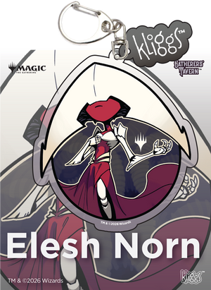 Gatherers Tavern Mtg New Phyrexia Kliggs Keychain Elesh Norn, Mother Of Machines