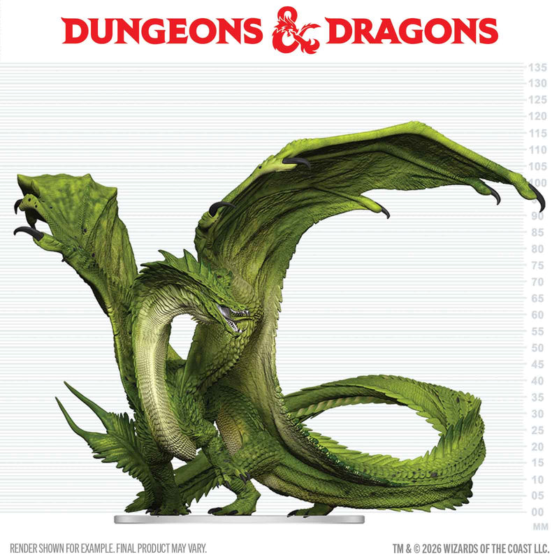Dungeons & Dragons Icons of the Realms: Adult Green Dragon Deceiver
