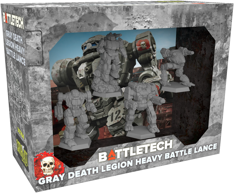 Battletech Gray Death Legion Heavy Battle Lance Forcepack