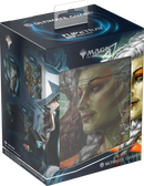 Ultimate Guard Flip 'n' Tray 133+ Xenoskin Deck Case – MTG Reality Fracture: Blue/Green Uncommon