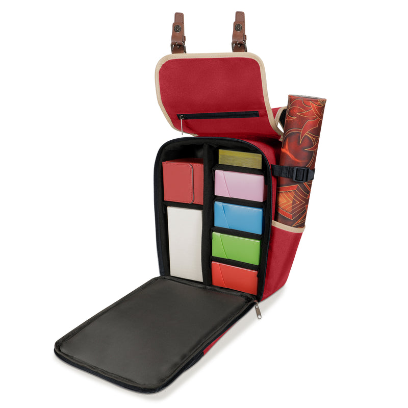 AP Enhance Designer Edition Compact Trading Card Backpack – Red