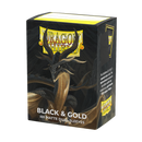 Dragon Shield Dual Matte Sleeves – Black & Gold (100ct)