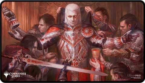 Black Stitched Playmat: Magic the Gathering: Commander: Edgar Markov