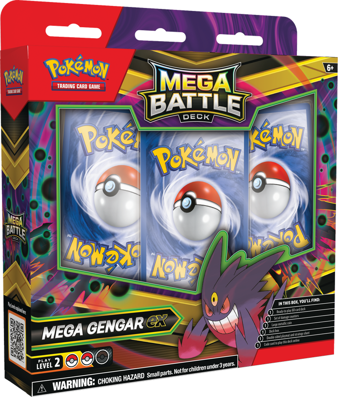 Pokémon TCG: Pokémon Mega Battle Decks (Gengar Ex)