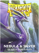 Dragon Shield: Dual Matte Sleeves – Nebula And Silver (100 Count)