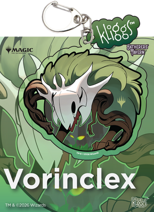 Gatherers Tavern Mtg New Phyrexia Kliggs Keychain Vorinclex, Monstrous Raider