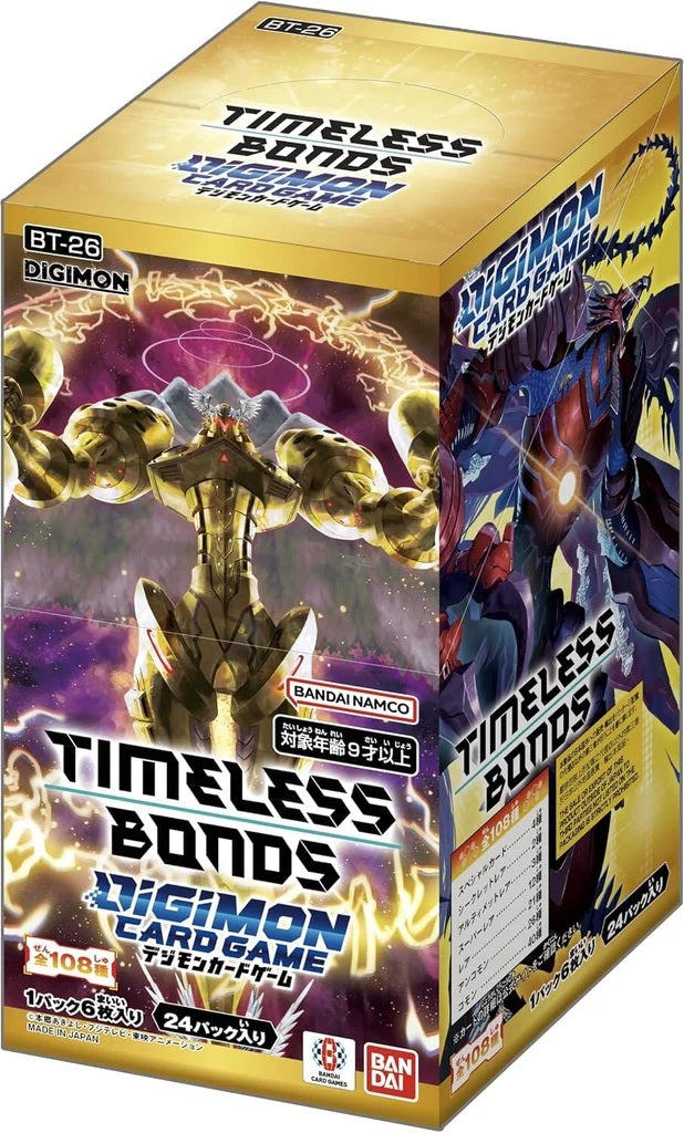 Digimon Card Game: Timeless Bonds Booster (BT-26) [Pre-Order] 2026-08-28