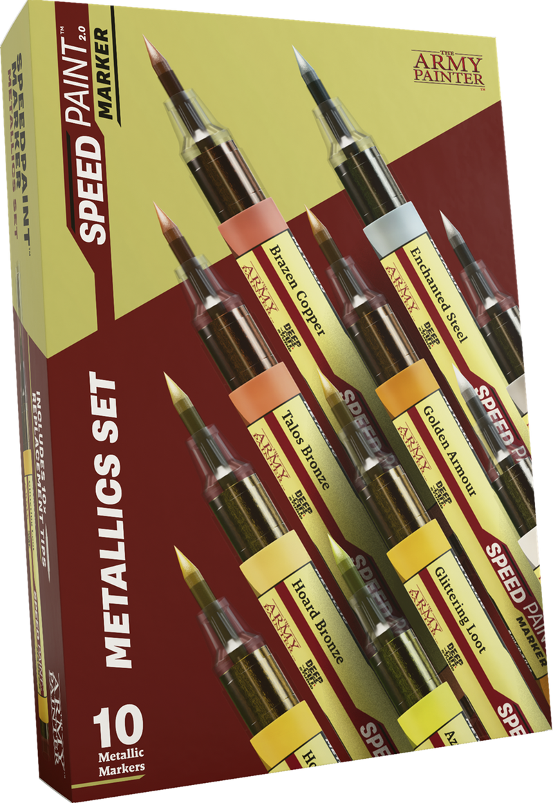 The Army Painter – Speedpaint Marker: Metallics Set
