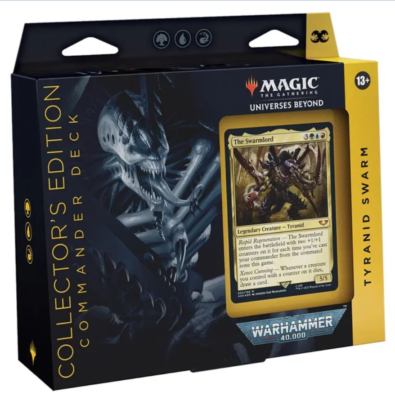 Magic: The Gathering – Universes Beyond: Warhammer 40,000 – Tyranid Swarm Commander Deck – Collector’s Edition