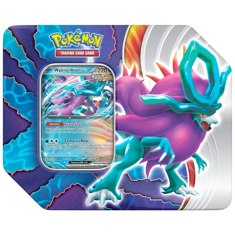 Pokémon TCG: Paradox Clash Tin [Walking Wake EX]
