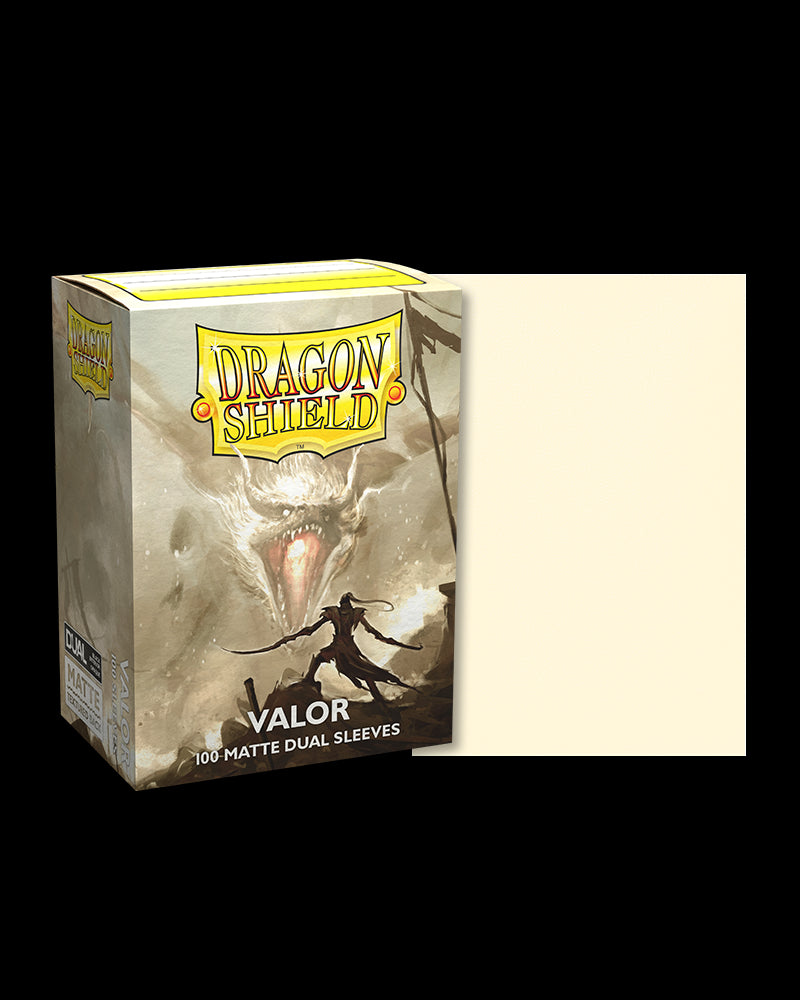 Dragon Shield Matte DUAL Valor (100) (Ivory)
