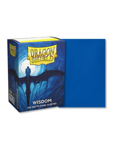 Dragon Shield: Dual Matte: Wisdom (Blue) (100)