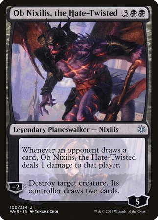 Ob Nixilis, the Hate-Twisted [War of the Spark] (Japanese)