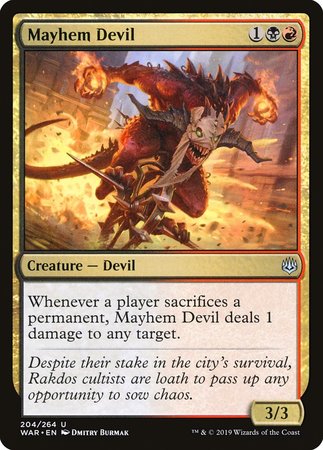 Mayhem Devil [War of the Spark] (Japanese)