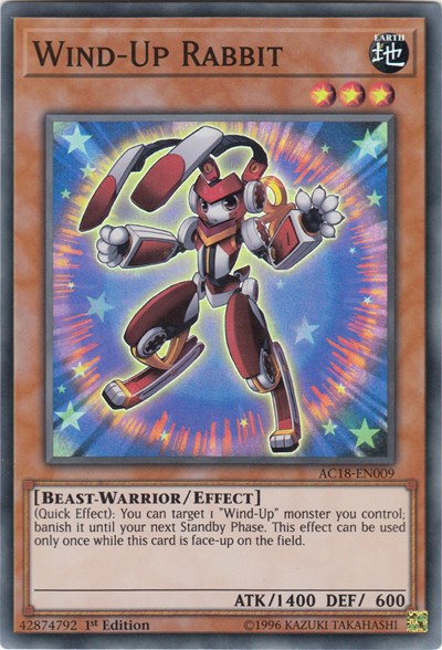 Wind-Up Rabbit [AC18-EN009] Super Rare