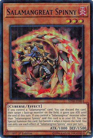 Salamangreat Spinny [SDSB-EN004] Super Rare