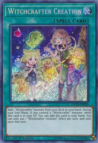 Witchcrafter Creation [INCH-EN020] Secret Rare