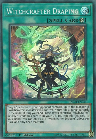 Witchcrafter Draping [INCH-EN023] Super Rare