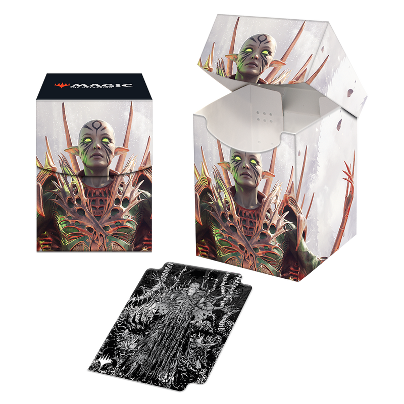Phyrexia All Will Be One Nissa, Ascended Animist 100+ Deck Box for Magic: The Gathering