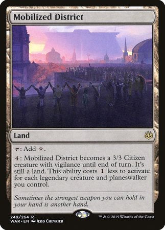 Mobilized District [War of the Spark] (Japanese)