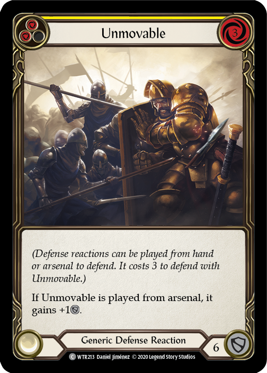 Unmovable (Yellow) [U-WTR213] (Welcome to Rathe Unlimited)  Unlimited Normal