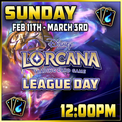 LORCANA: RISE OF THE FLOODBORN LEAGUE (ROUND 3) ticket - Sun, Mar 03 2024