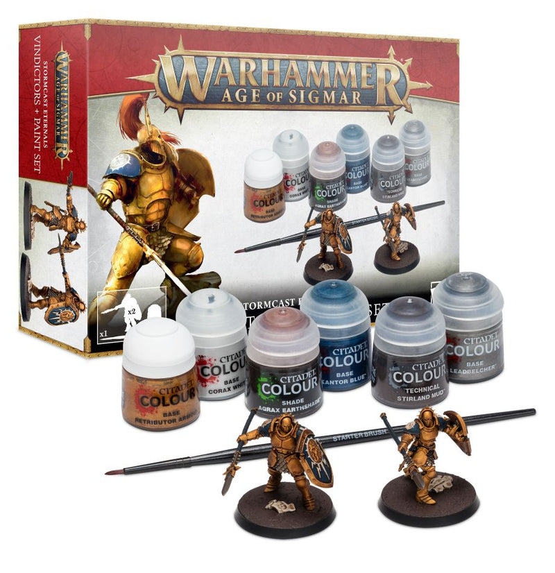 Stormcast Eternals Vindicators + Paint Set