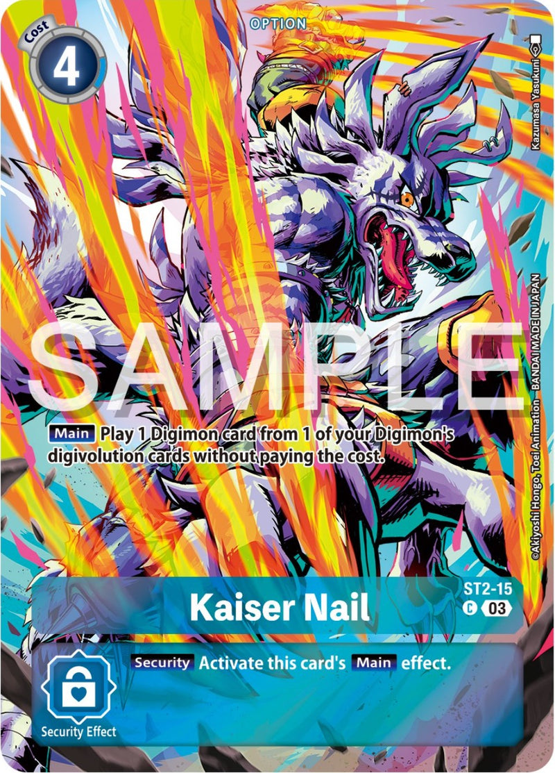Kaiser Nail [ST2-15] (Reprint) [Starter Deck: Double Typhoon Advanced Deck Set]