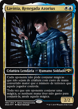 Lavinia, Azorius Renegade [Ravnica Allegiance Promos] (Portuguese) (Foil)