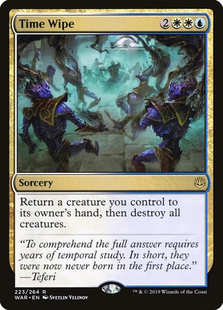 Time Wipe [War of the Spark] (Japanese)