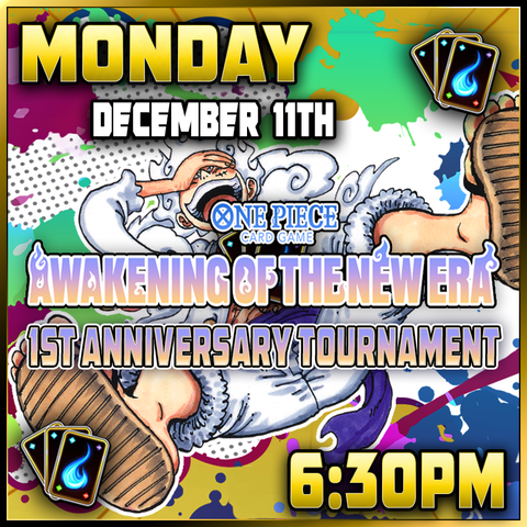 ONE PIECE 1ST ANNIVERSARY TOURNAMENT ticket - Mon, Dec 11 2023