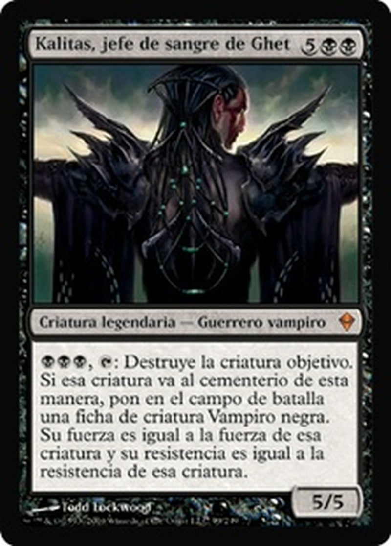 Kalitas, Bloodchief of Ghet [Zendikar] (Spanish)