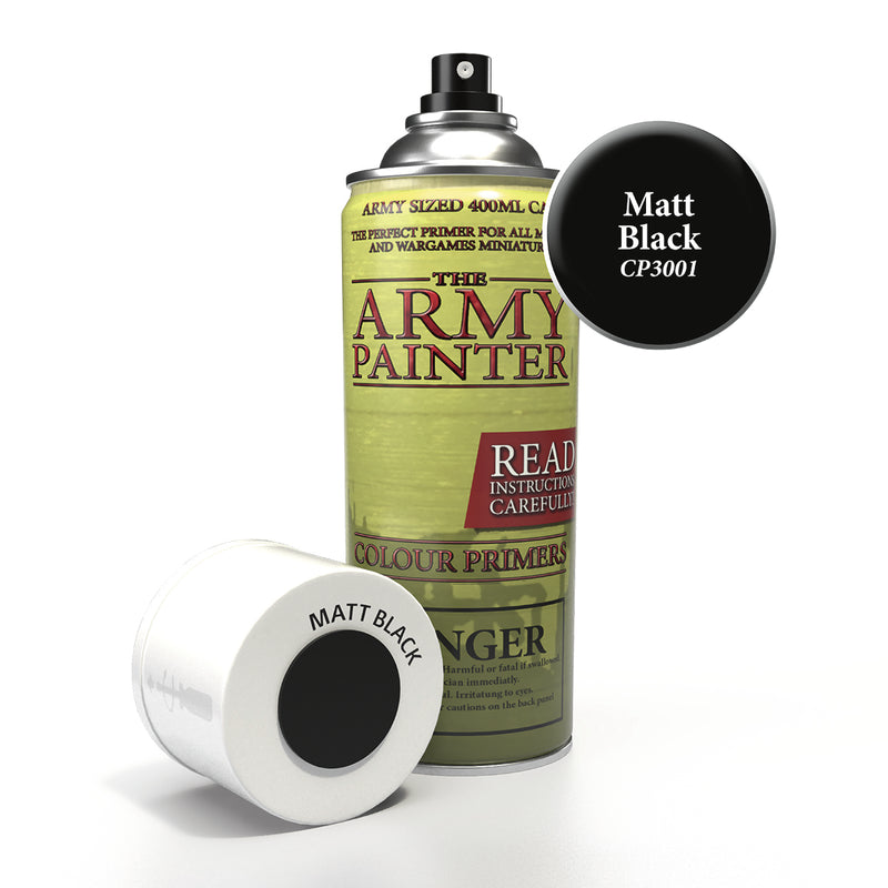 Army Painter Matte Black Spray Primer