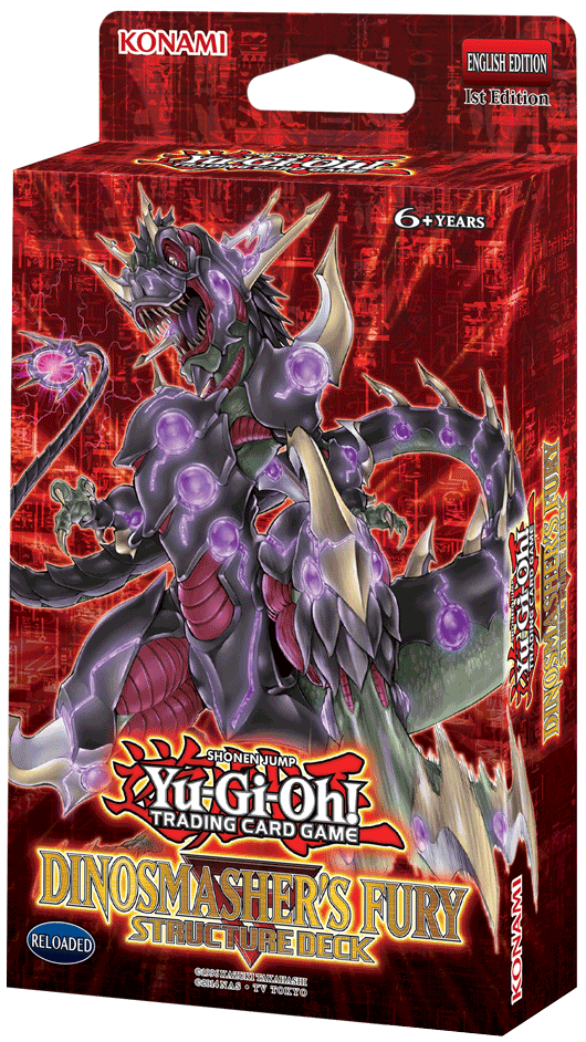 Yugioh Dinosmasher's Fury Structure Deck