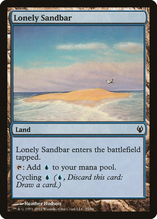 Lonely Sandbar [Duel Decks: Izzet vs. Golgari] (Japanese)