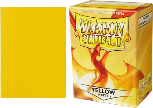Dragon Shield Yellow Matte x100