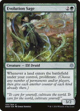 Evolution Sage [War of the Spark] (Japanese)