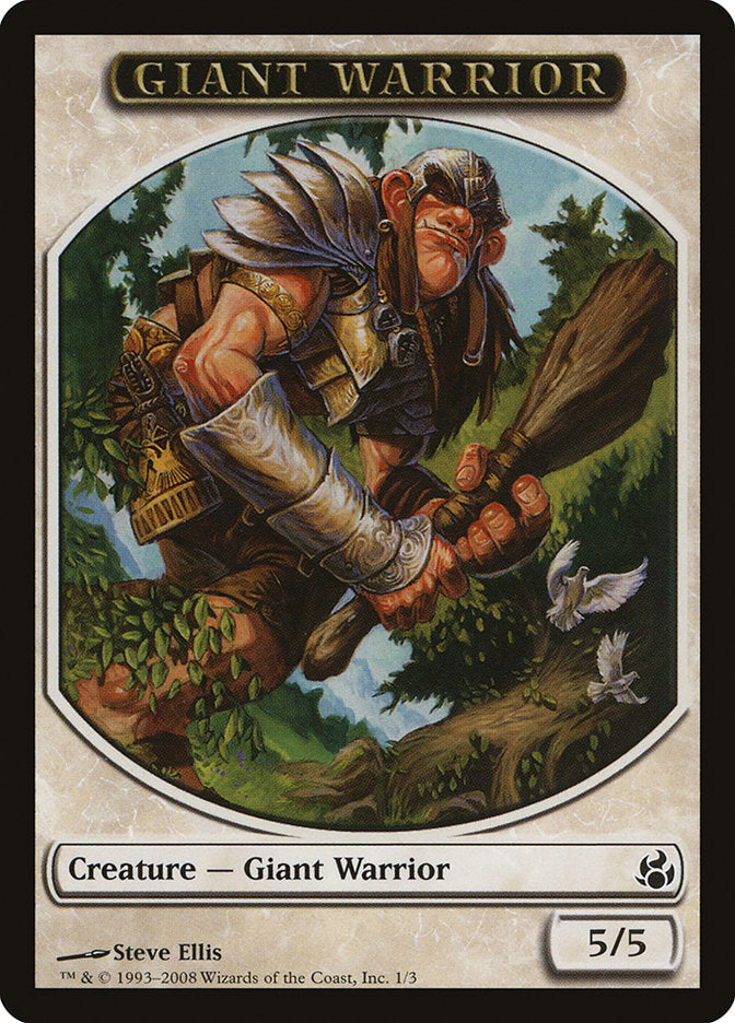 Giant Warrior [Morningtide Tokens]