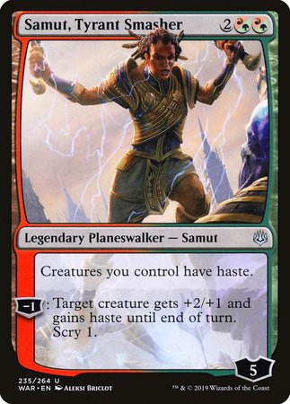 Samut, Tyrant Smasher [War of the Spark] (Japanese)