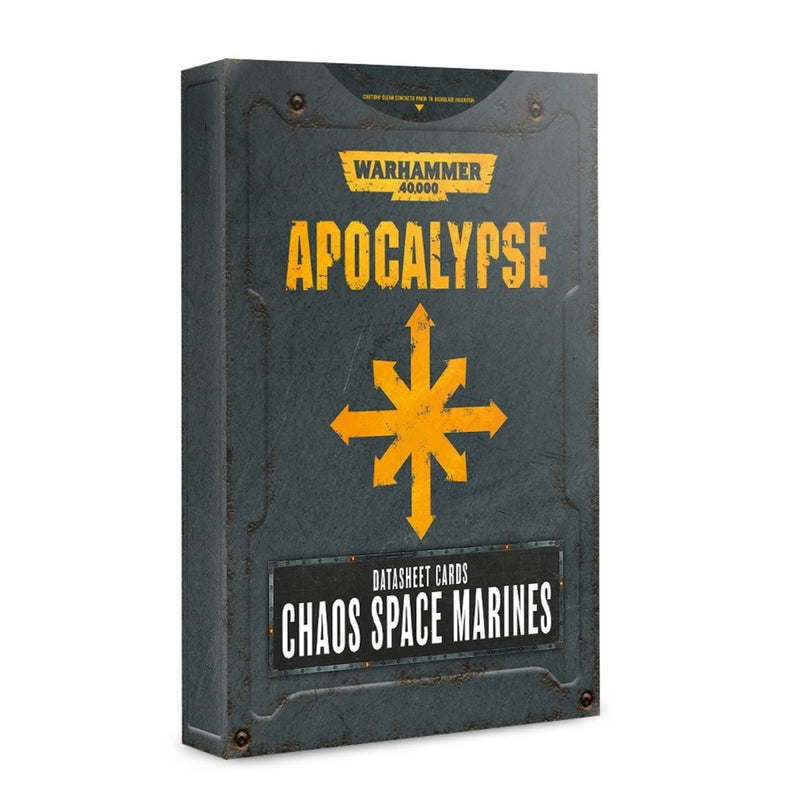 Apocalypse: Datasheet Cards Chaos Space Marines