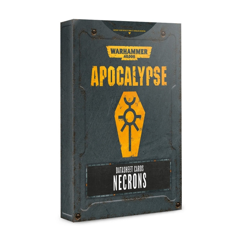 Apocalypse: Datasheet Cards Necrons